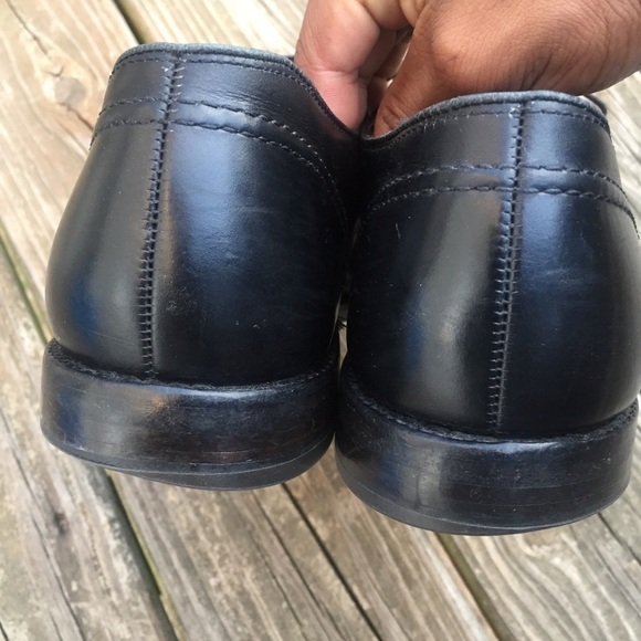 Allen Edmonds Lasalle Derby Black Shoes 9.5 - Picture 5 of 8